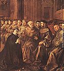Francisco de Herrera the Elder St Bonaventure Joins the Franciscan Order painting